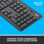 Logitech MK295 Kit Mouse e Tastiera Wireless – Tecnologia SilentTouch, Tastierino Numerico, Tasti Scelta Rapida, Tracciamento