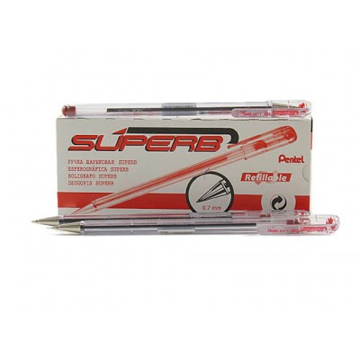 Penna A Sfera Superb Rosso (12 Pezzi)