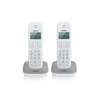 Telefono Cordless Gala Twin Bianco/Grigio