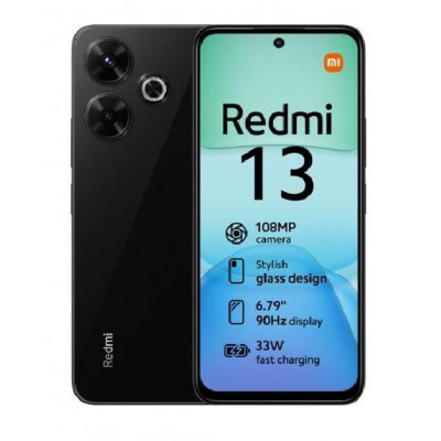 Smartphone Redmi 13 256Gb Midnight Black Nero Dual Sim