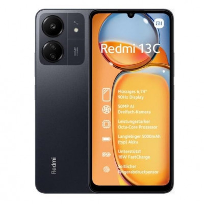 Smartphone Redmi 13C 128Gb Midnight Black Nero Dual Sim Oem