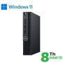 Pc Dell Optiplex 3060 Mini Intel Core I5-8Xxx 16Gb 480Gb Ssd Windows 11 Pro - Ricondizionato - Gar. 12 Mesi (Rn45534111)