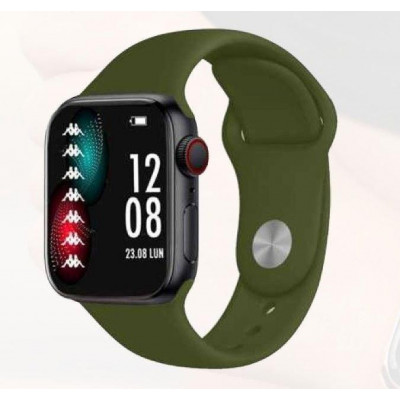 Smartwatch Kw-P006 Nero Con Cinturino Verde Militare E Nero