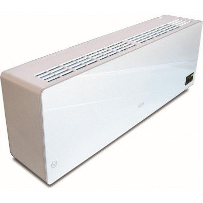 Termoventilatore Murale Chic Silver Eco 2000W Led Telc Timer (Argochicsilver)