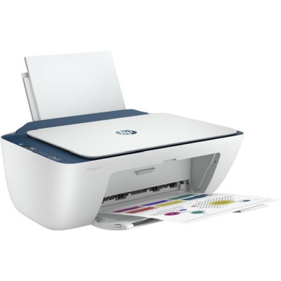 Stampante Multifunzione Deskjet 2721 Wireless (7Fr54B) Blu/Bianco