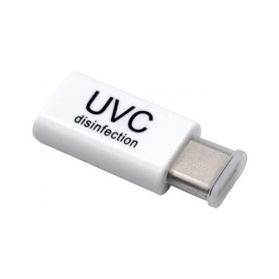 Sterilizzatore Raggi Uv Per Smartphone Uvc Con Ingresso Usb Type C - Bianco