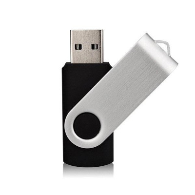 Pen Drive 4Gb Nera Bulk - Ideale Per Serigrafia - Usb