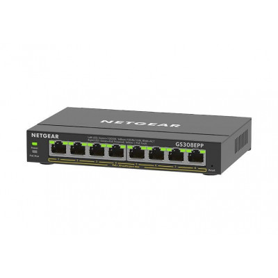 Switch Rete 8 Porte 10/100/1000 Gs308Epp-100Pes Poe