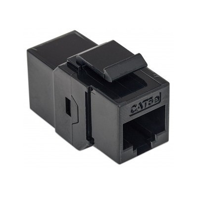 Accoppiatore Keystone Jack Rj45 Cat.6E Nero (Nw-Ku6P-Bk)