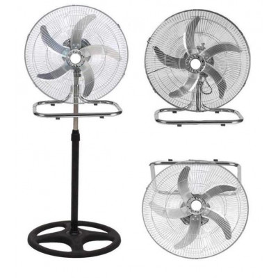 Ventilatore 50X125 3 In 1 - Piantana, A Parete, Tavolo - 3 Velocita' - 65W