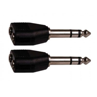 Adattatore Audio 3,5Mm St/2X 6,3Mm St (Ca 8256) Conf. 2 Pz