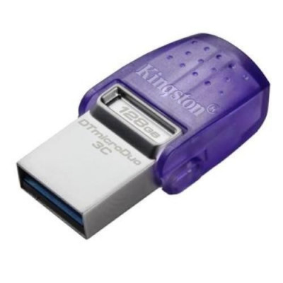 Pen Drive Kingston Dual Usb-A Usb-C Dtmicroduo 3C 128Gb Dtduo3Cg3/128Gb