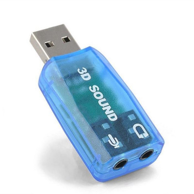 Scheda Audio Esterna Usb Con Suono 3D (Ca 8211Usb)