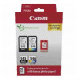 Cartuccia Originale Multipack Pg-545 + Cl-546 + 50 Fogli 10X15 (8287B008)