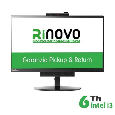 Pc M710Q All In One Intel Core I3-6X00 16Gb 256Gb Ssd 22" Windows 10 Pro - Ricondizionato - Gar. 12 Mesi (Rn89432001)