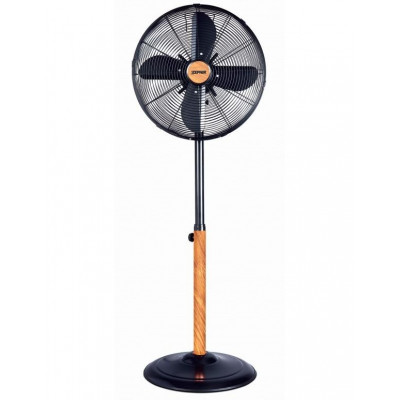 Ventilatore A Piantana Pl41Le A Pale Oscillante 40 Cm. Effetto Legno