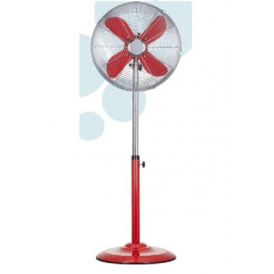 Ventilatore A Piantana Vp40Cr - 40 Cm. - Rosso