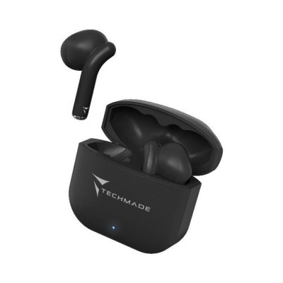 Auricolari Bluetooth Con Box Di Ricarica Neri (Tm-Xm201-Bk)