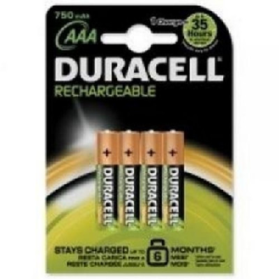 Batterie Ricaricabili Ministilo Aaa 750Mah Conf. 4Pz