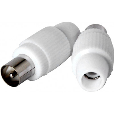 Spina antenna TV 75 Ω 9.5mm new - 2 pezzi