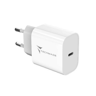 Caricabatterie 20W 1 Porta Usb-C Fast Charge (Tm-381B)