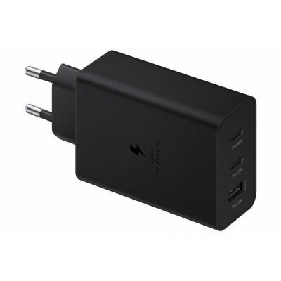 Caricabatterie Usb-C/A 65W Fast Charge Trio (Ep-T6530Nbegeu) Nero