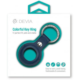 Portachiavi per AirTag Apple in Pelle colore Blu Portachiavi per AirTag Apple in Pelle colore Blu
