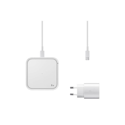 Caricatore Pad Wireless Charger Carica Rete - 15W - Bianco (Ep-P2400Twegeu)