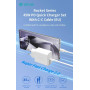 Carica Batterie PD 45 Watt con cavo da C a C per carica rapida bianco