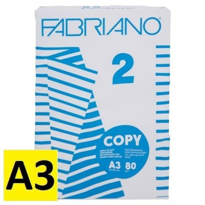 Carta A3 Copy 2 80 Gr./M - 500 Fogli