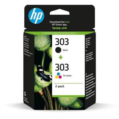 Cartuccia Originale 3Ym92Ae N.303 Kit Nero + Colore