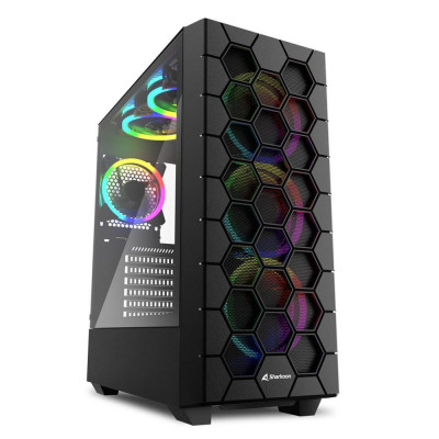 Case Gaming Rgb Hex Atx No Alimentatore