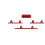 Set pulsanti laterali per iPhone 14/14Plus Rosso