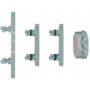 Set pulsanti laterali per iPhone 15/15 Plus verde 