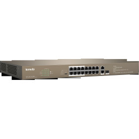 Switch Desktop 16 porte 10/100M PoE 250W + 2 GE