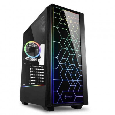 Case Gaming Rgb Lit 100 Atx Vetro Temperato No Alimentatore