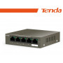 Tenda Switch Desktop 5 Porte 10/100 con 4 PoE 35W - TEF1105P-4-38W