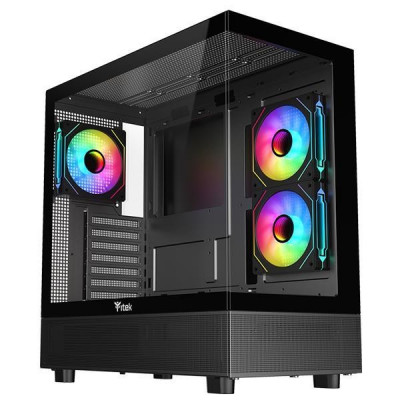 Case Gaming Tower Showbui 42B - No Alimentatore - Argb Fan - Nero (Itgcasb42B)