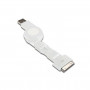 Cavo Dock 3 In 1 Retraibile Usb 2.0 + Connettori 30Pin Micro Usb E Mini Usb