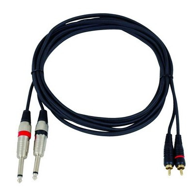 Cavo Audio 2 Rca - 2 Jack 6.3 Ca 8271M