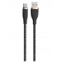 Cavo Intrecciato Da Usb A Type-C 2.4A 1.5Mt Nero (Decac630B)