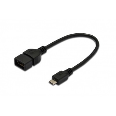 Cavo Otg Usb Femmina A Micro Usb Maschio - 2O Cm (Ak300309002S)