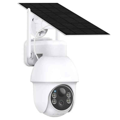 Telecamera Sorveglianza Batteria Solare 4Mpx (Tq10-Gk4-4G-Eu) Wireless Solar Battery Ptz