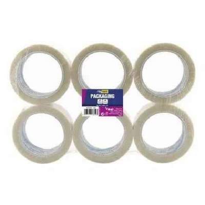 Nastro Adesivo 50Mm X 66Mt In Ppl - Sylene - Trasparente (6 Pezzi)
