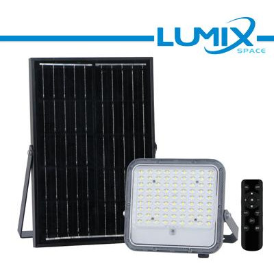 PROIETTORE SOLARE LED 3WHITE 100W + Crepuscolare