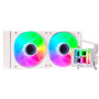itek HYDRO CUBE 240W Processore Kit di raffreddamento a liquido 12 cm Bianco