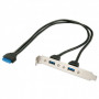 Cavo Usb Con Staffa Metallica Usb 3.O Tipo A 20 Poli Icd (33096)