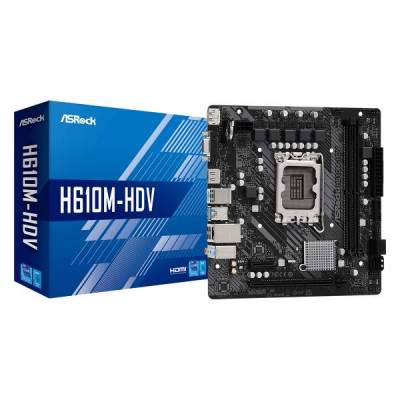 SCHEDA MADRE H610M-HDV (90-MXBHS0-A0UAYZ) SK 1700 (Asrock)
