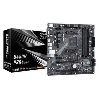 SCHEDA MADRE B450M PRO4 R2.0 (90-MXBEG0-A0UAYZ) SK AM4 (Asrock)