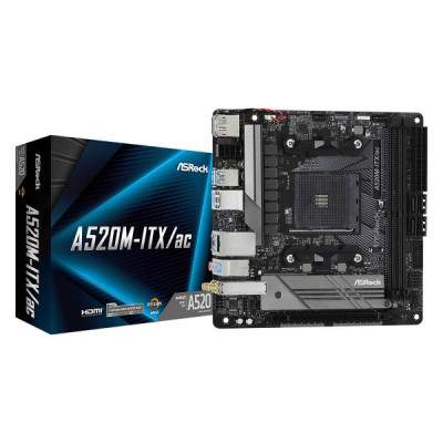 SCHEDA MADRE A520M-ITX/AC (D90-MXBDG0-A0UAYZ) SK AM4 (Asrock)